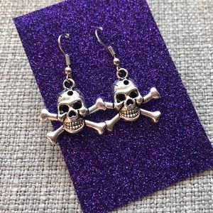 Skull and crossbones earrings!